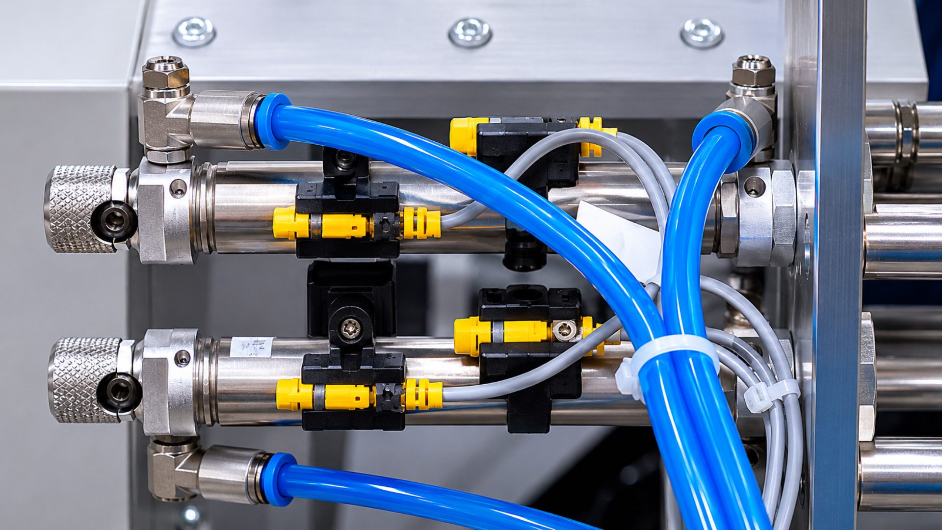 Pneumatic cylinder position sensing and control accessory application