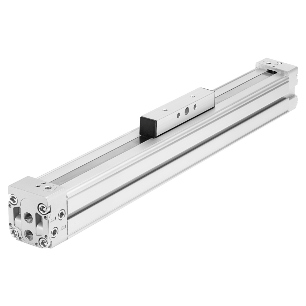Bepto Pneumatic DGC rodless cylinder for long-stroke linear travel