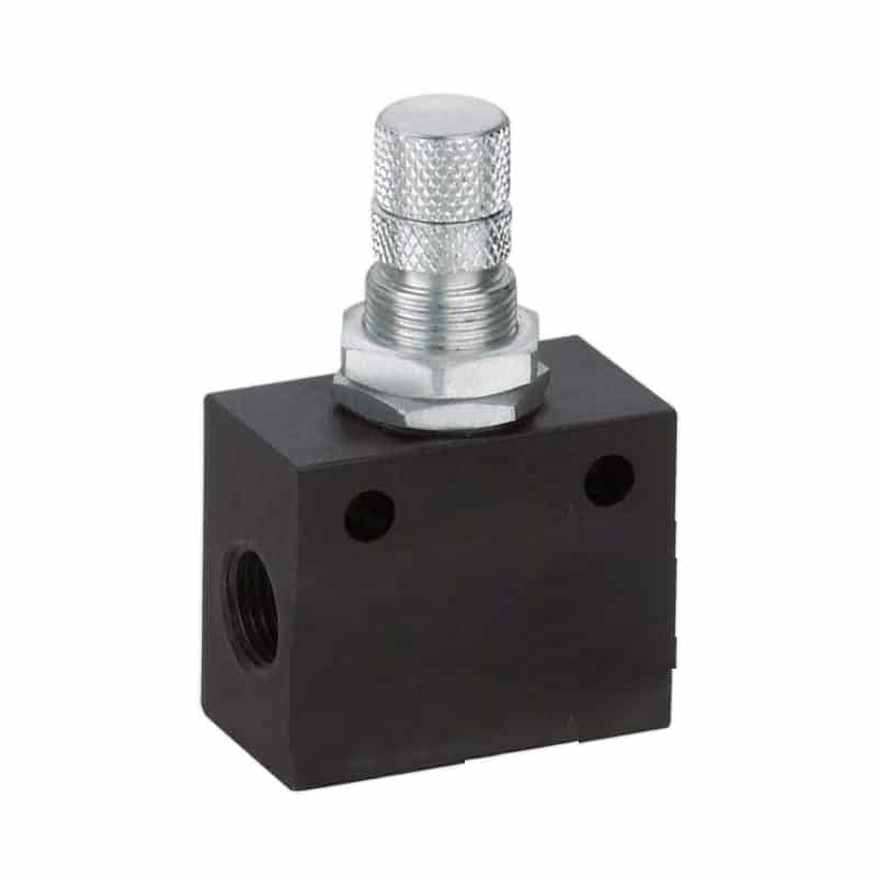 Bepto Pneumatic ASC series precision pneumatic flow control valve for speed and one-way air regulation