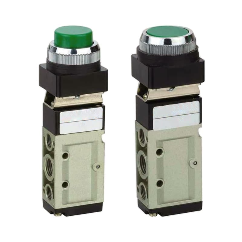 jmj series mechanical pneumatic valves knob button roller actuated product view 1
