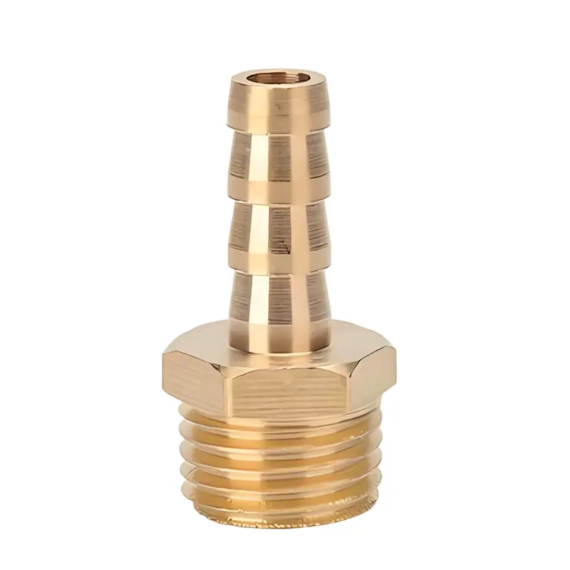 Bepto Pneumatic BTPC series machined brass male straight hose barb fitting