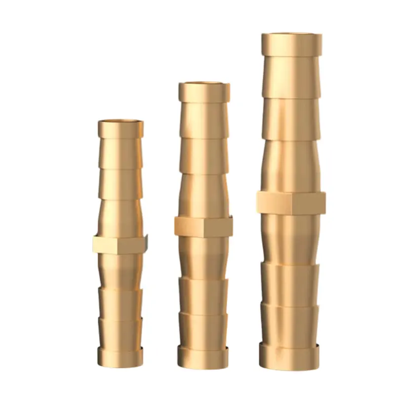 Bepto Pneumatic BTPU series machined brass union straight hose barb fitting