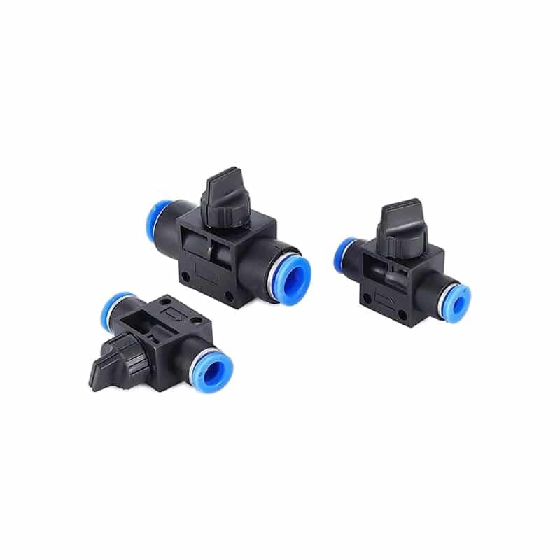 Bepto Pneumatic HVFF series pneumatic hand shut-off valve fitting for service control