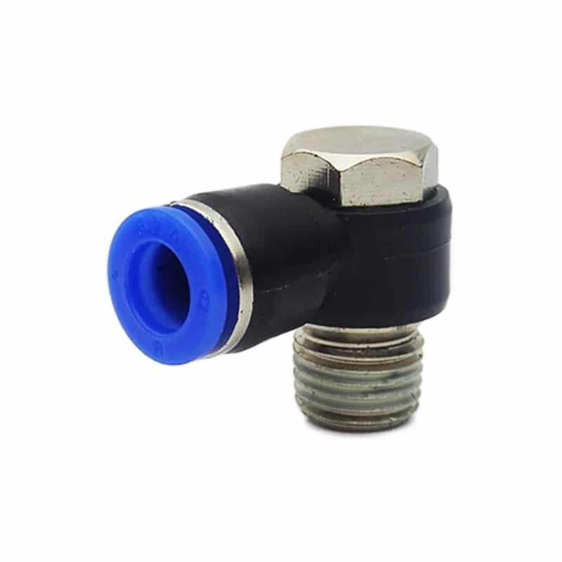 ph series pneumatic male elbow push in fitting l shape quick connect product view 1