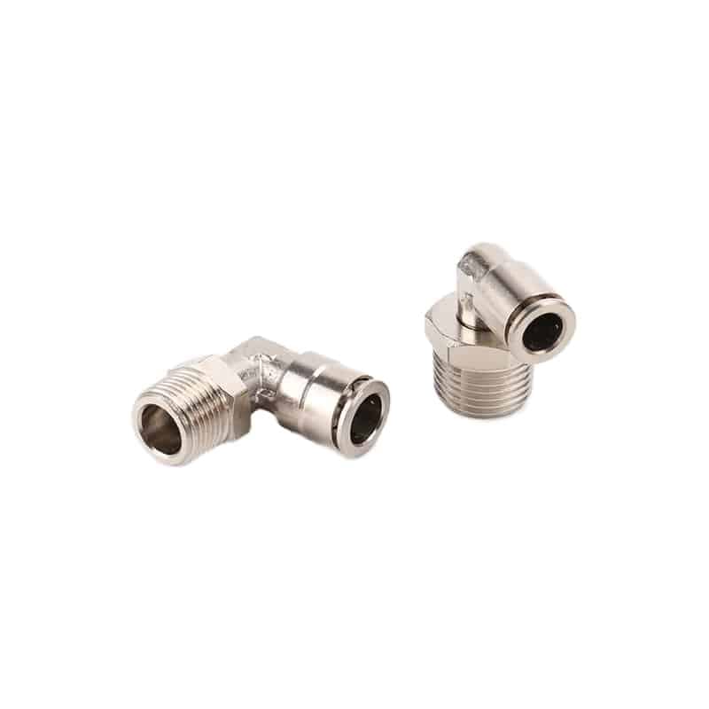 pl series brass pneumatic male elbow push in fittings product view 1