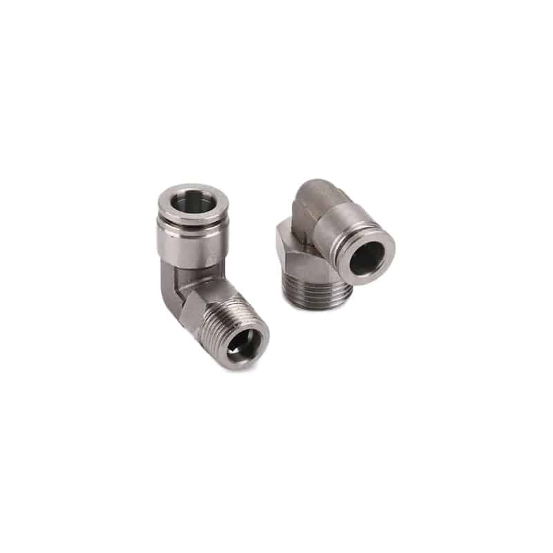 pl series stainless steel pneumatic male elbow push in fittings product view 1